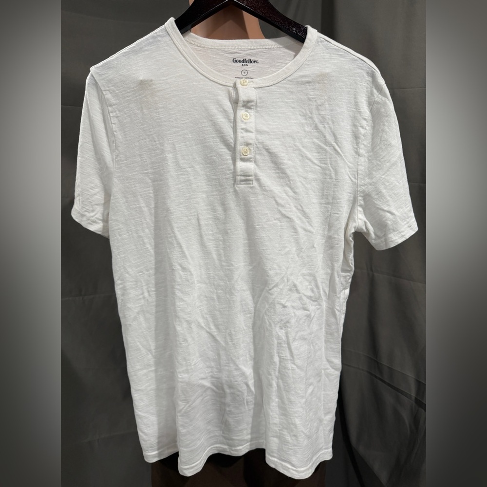 Goodfellow White Short Sleeve Shirt Size Medium